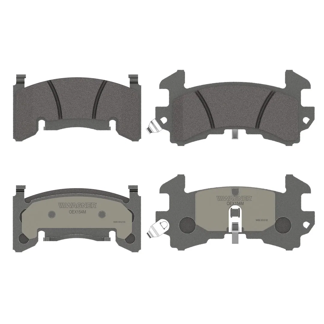 OEX154M – WAGNER BRAKE Brake Pad, FMSI Number D154-7070 Semi-Metallic Set Of 4